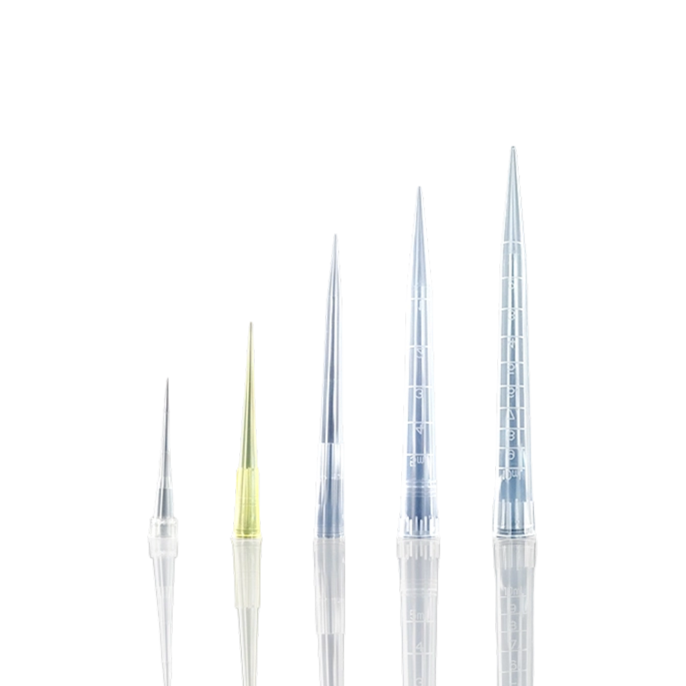 Qiujing No Heat Source Bagged Racked Clear Low Rentation Laboratory Pipette Tips