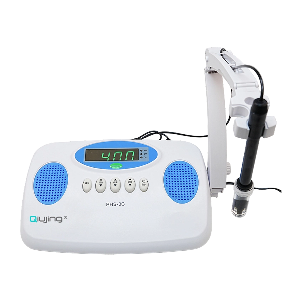 Qiujing IP54 Dustproof Wireless Bluetooth Transmission 4 Standard Complying Splashproof Bentchtop PH Meter PHS-3C